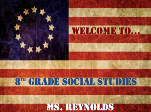 Ms. Reynolds Welcome 
